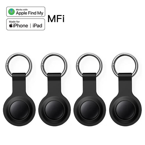 1/4 Silicone Set Anti-Lose Tracker Long-Distance Finder for Apple Find My Voice Locate Keys Bag Toys Smart Tag for Ios Iphone