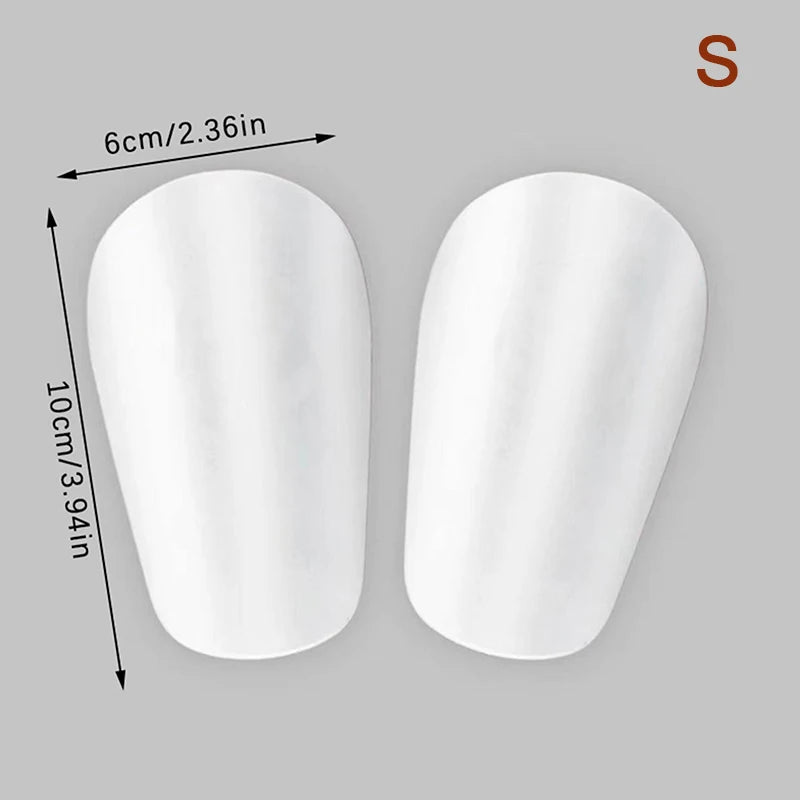 1 Pair of Mini Lightweight Portable Soccer Shin Guards Wear Resistant Shock Absorbing Leg Guards Soccer Training Shank Plates