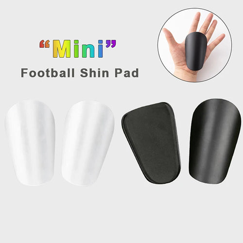 1 Pair of Mini Lightweight Portable Soccer Shin Guards Wear Resistant Shock Absorbing Leg Guards Soccer Training Shank Plates