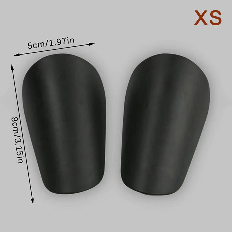 1 Pair of Mini Lightweight Portable Soccer Shin Guards Wear Resistant Shock Absorbing Leg Guards Soccer Training Shank Plates