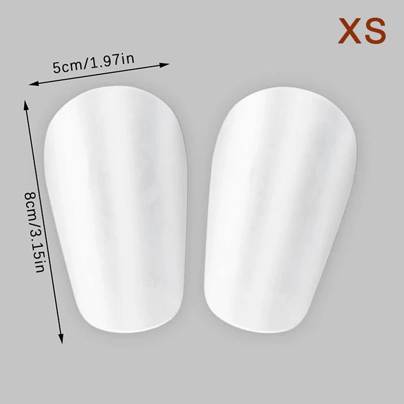 1 Pair of Mini Lightweight Portable Soccer Shin Guards Wear Resistant Shock Absorbing Leg Guards Soccer Training Shank Plates