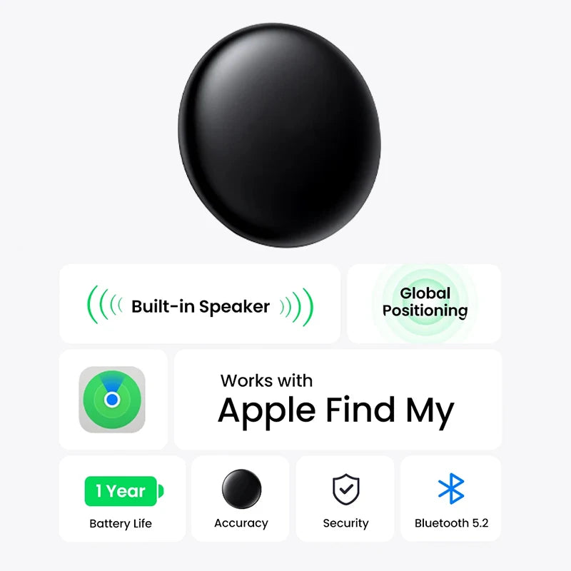 1/4 Silicone Set Anti-Lose Tracker Long-Distance Finder for Apple Find My Voice Locate Keys Bag Toys Smart Tag for Ios Iphone