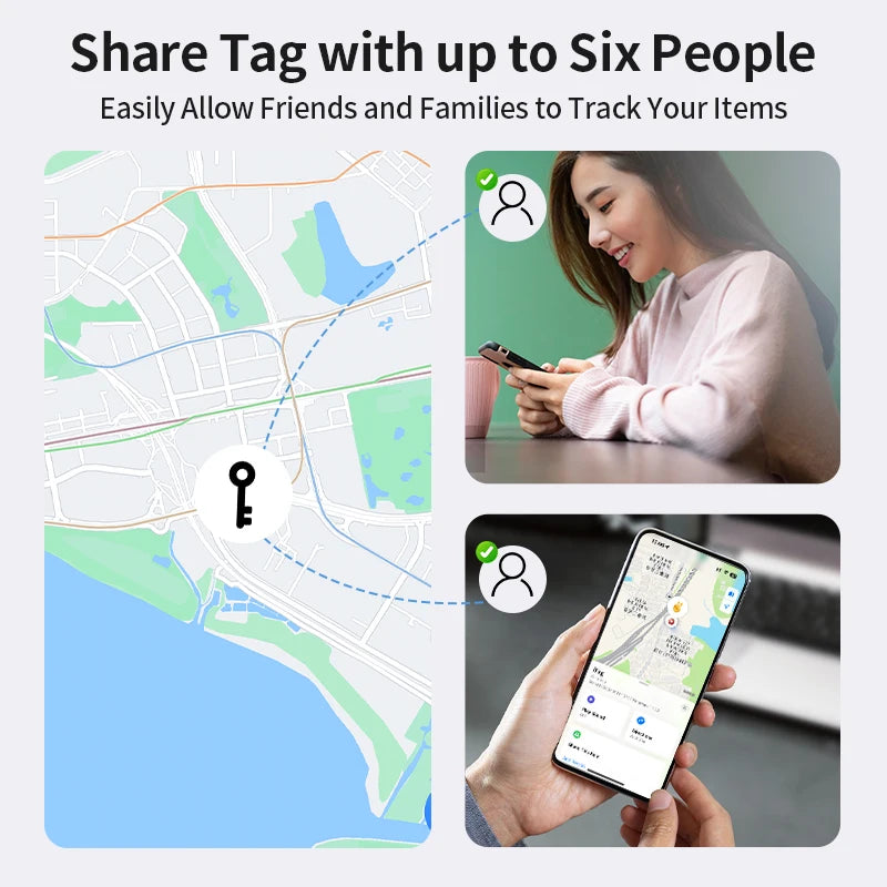 1/4 Silicone Set Anti-Lose Tracker Long-Distance Finder for Apple Find My Voice Locate Keys Bag Toys Smart Tag for Ios Iphone